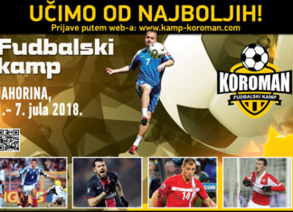 Fudbalski kamp ”Koroman” na Jahorini